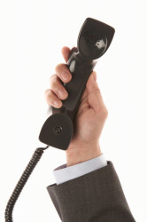 ans Telefon gehen